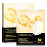 Trendyfave Snail Mucin Mask - Collagen Face Mask, Hydrating Mask Sheet with Hyaluronic Acid, Anti Wrinkle Anti Aging Deep Moisturizing, Collagen Deep Hydrating Overnight Mask For Face Care (4PCS)