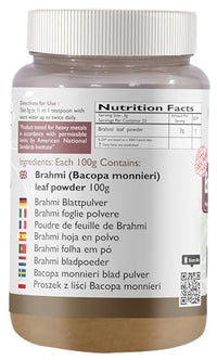 ARYAN HERBALS Brahmi (Bacopa Monnieri) Powder 100gm