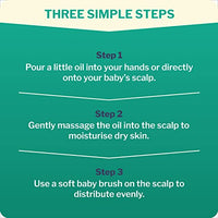 Dentinox Baby Scalp Oil – Moisturises& Nourishes Dry Skin – with Chamomile, Rosehip & Vitamin E – 3 Months & Upward (30ml)