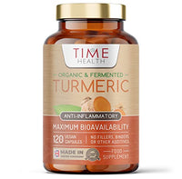New: Organic Fermented Turmeric – 120 Capsules – Highly Bioavailable – Nutrient Rich – Vegan – UK Made Supplement – GMP Standards – Zero Additives (120 Count (Pack of 1))