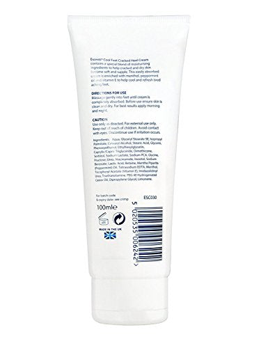 Escenti Cool Feet Cracked Heel Cream for Dry Skin, 100 ml - Pack of 3