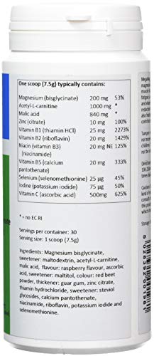 Nutri Advanced - MegaMag Energen Plus Magnesium Powder Raspberry -30 Servings