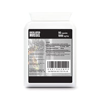 Livewell Vitamins For Life Live Well Vitamins for Life - Green Lipped Mussel for Humans - 1000 Mg Capsules - Rich in Omega 3 - Naturally Sourced & Preservative Free Formula - for Better Bones & Joints - 90 Capsules Bottle