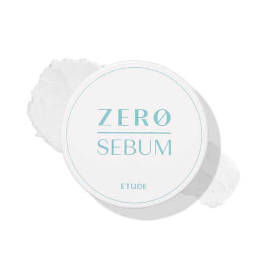 ETUDE Zero Sebum Drying Powder 4g (23AD) | Lightweight Oil Control No Sebum Loose Face Powder with 80% Mineral | Long Lasting for Setting or Foundation Makes Skin Downy, Korean Makeup, Kbeauty