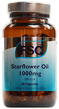 FSC 1000mg Starflower Oil - Pack of 60 Capsules