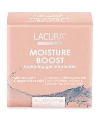 Moisture Boost Hydrating Face Gel Dry Line Moisturiser Healer With Aloe Vera Tea Extract Oil Free