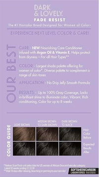 Dark and Lovely Jet Black 371 Fade Resist Permanent Hair Colour Hair Dye Up MURPHY'S HAIR AND BEAUTY
