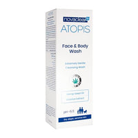Novaclear ATOPIS FACE AND BODY WASH- 500 ml for Very dry, Atopic prone skin, Deep and long lasting Hydration and Moistrizing, Strengthens the protective barrier of the skin.