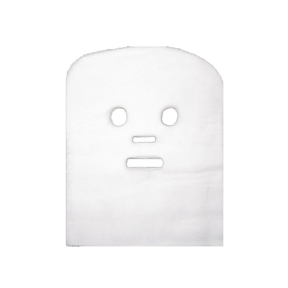 VANTOBEST 100PCS Gauze Mask Pre-Cut Gauze Facial Cotton Beauty Gauze Soft Gauze Facial Mask Skin Care Mask Fiber Paper Sheet for Beauty Home Spa