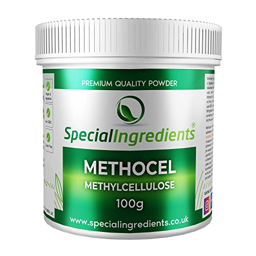SPECIAL INGREDIENTS Methocel Methylcellulose 100g Premium Quality Food Grade, Vegan, Non-GMO, Gluten Free – Recyclable Container
