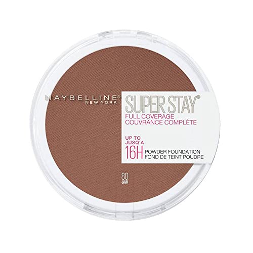 Maybelline SuperStay 16H Full Coverage Poeder Foundation - 80 Java
