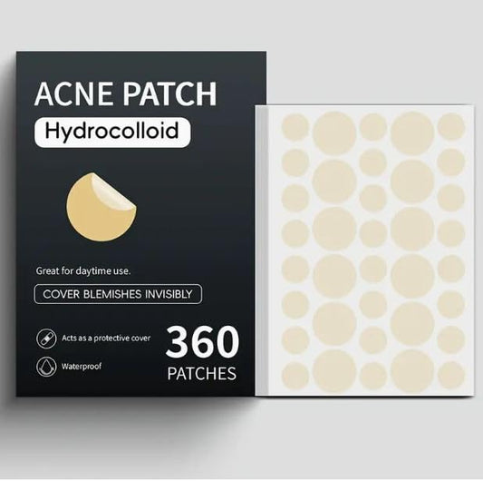 Generic 360 Non-Toxic Acne Patches with Tea Tree Oil and Salicylic Acid - Great for Daytime and Night time Use, Invisible, Waterproof, Suitable for All Skin Types