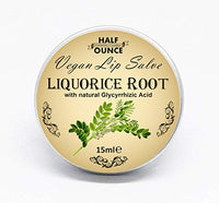 Half Ounce Cosmetics Liquorice Balm, Vegan Lip Salve containing Liquorice (Licorice) Root Extract