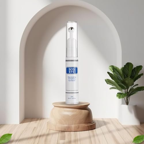 SOS SERUM SOS Eye Serum for Reducing Signs of Aging, Caffeine Infused, Unscented, 10ml