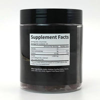 Luke & Co. Shilajit Gummies – Sugar-Free, 1000mg, Natural Fruit Flavor