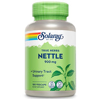 SOLARAY Nettle Leaf 450mg Healthy Kidney, Urinary & Prostate Support Traditional Use for Healthy Allergy Response & Respiratory Wellness 180 CT
