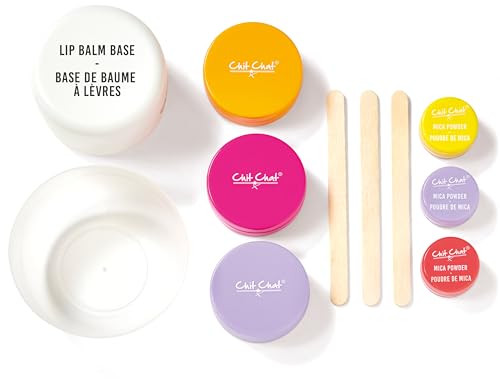 CHIT CHAT Chit Chat Lip Laboratory - Make Your Own Lip Balm Gift Set - Vegan & Cruelty-Free - Gift for Girls