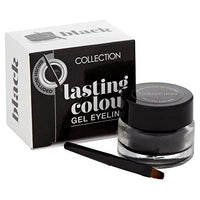 Collection Cosmetics Colour Gel Eyeliner, 12-Hour Wear with Angled Brush Included, 4g, Black