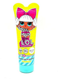 KP Pharma LOL Surprise 2-in-1 Shower Gel & Shampoo for Kids & Adults - Vegan, 98% Natural, Hydrating & Gentle Body Wash & Hair Cleanser with Aloe & Chamomile, Soft & Nourished Skin, Mango Scent – 240ml