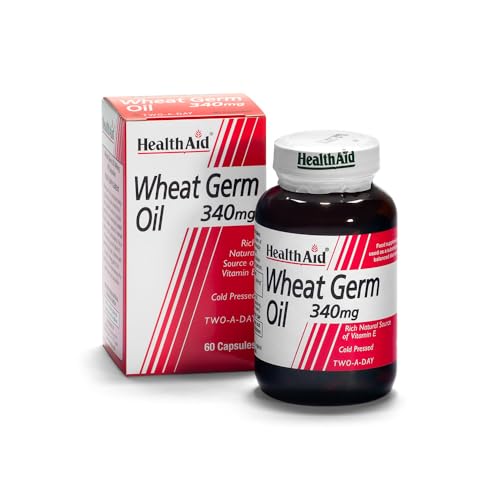 HealthAid Wheat Germ Oil 340mg 60 Capsules