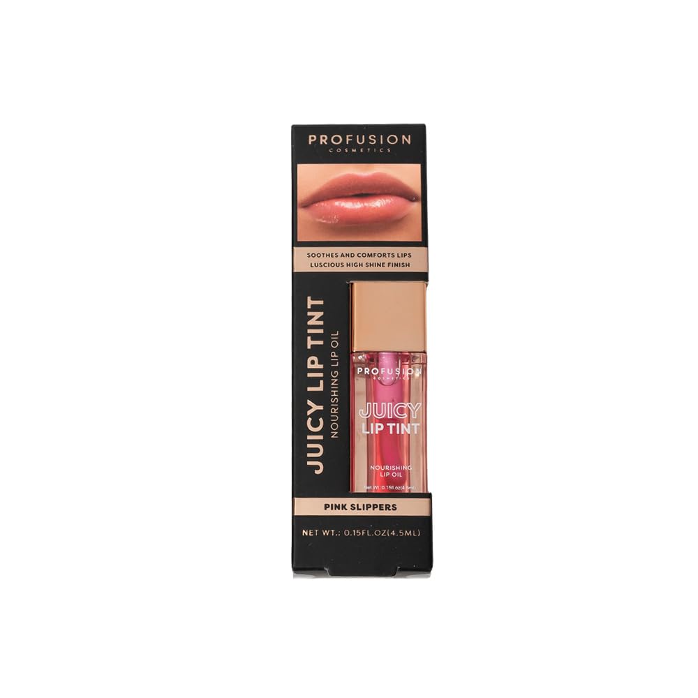 Profusion Cosmetics PROFUSION COSMETICS JUICY LIP TINT - NOURISHING LIP OIL: PINK SLIPPERS