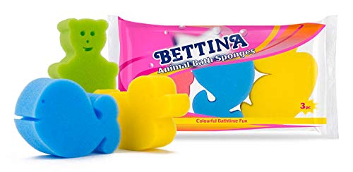 Bettina Animal Shaped Bath Sponges - 3 Pack