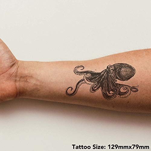 Azeeda Large 'Octopus' Temporary Tattoo (TO00021125)