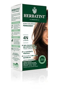 Herbatint Permanent Dye Care Of 8 Plant Extracts 150ml - 4N Chestnut