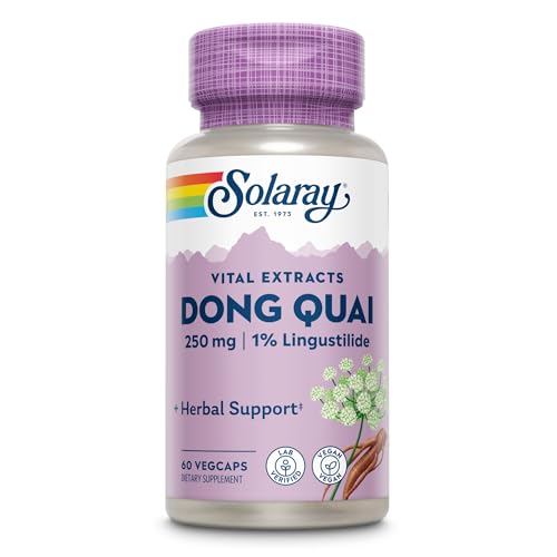 Solaray Dong Quai Root Extract, 250 mg, 60 Count