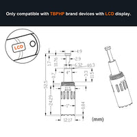 TBPHP Derma Pen Screw Needle Cartridge 9pin for M1/P10/P20/P20RL(10 pcs 9Tips)