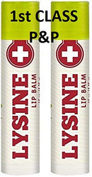 P.R. LYSINE Lip Balm 2 Tube Saver Pack 0.15 OZ (4 g) Fast Dispatch 312
