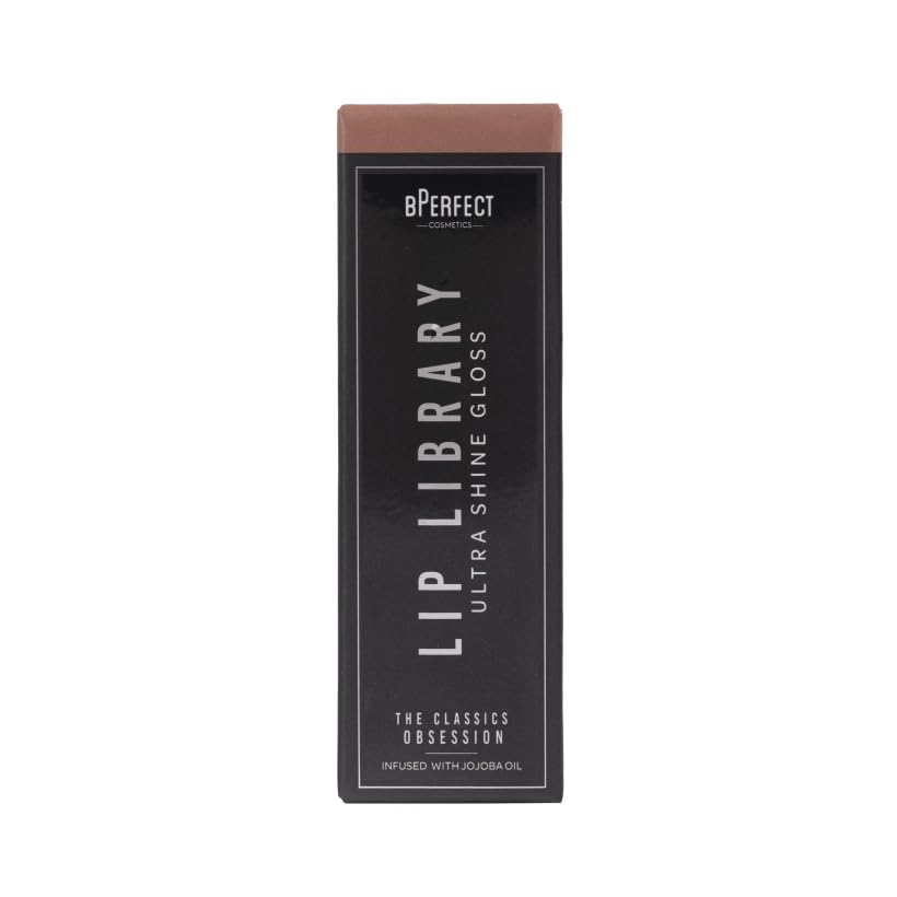 BPerfect Lip Library Lip Gloss – High-Shine Hydrating Gloss with Jojoba Oil – 10 Shades (Obsession)