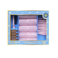 Holler & Glow Holler and Glow Best Blow Out Hair Styling 25-Piece Gift Set, Includes Velcro Rollers, Roller Clips, Creaseless Clips and Parting Comb