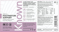 Known Postpartum Support Gummies – 1 Month Supply – Mixed Berry Flavour