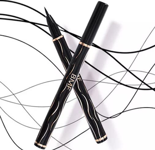 BTF BMF Black Liquid Eyeliner Sweatproof Waterproof Quick Dry Vivid Eye Long Lasting Pen Pencil
