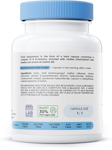 Osavi B-Complex with Choline & Inositol - 60 Vegan caps