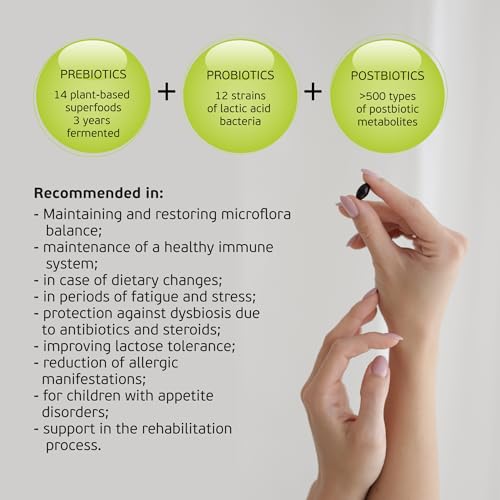 Dr. Ohhira Dr. OHHIRA® Probiotics with OM-X® - Gut Health Supplements with 12 Live Probiotic Strains & Prebiotics - 60 Capsules-3 Years Fermentation - Non-GMO, Dairy-Free, Gluten-Free - Probiotics for Gut Health