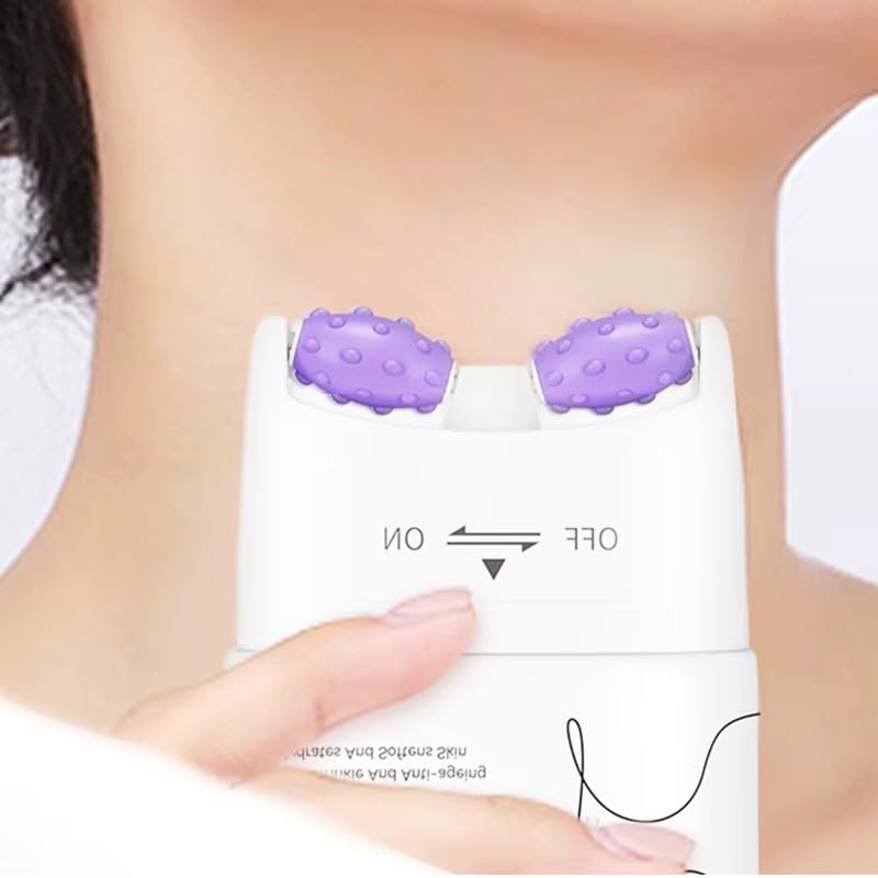 gcdat Neck Collagen Cream, Collagen Firming Lifting Neck Cream, Face & Neck Collagen Cream, Tightening Neck Anti-Wrinkle Collagen Cream With Firming Roller