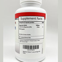 SupaMale Magnesium Malate Pure Capsules 800mg Per Capsule - NO Fillers - Vegetarian and Vegan Safe
