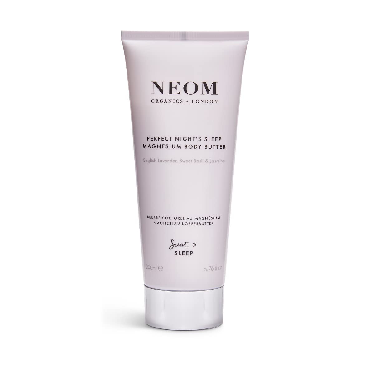 Neom Organics London NEOM- Great Day Magnesium Body Butter, 200ml | Cream Moisturiser With Essential Oils | Nourish & Soften | Wild Mint & Mandarin
