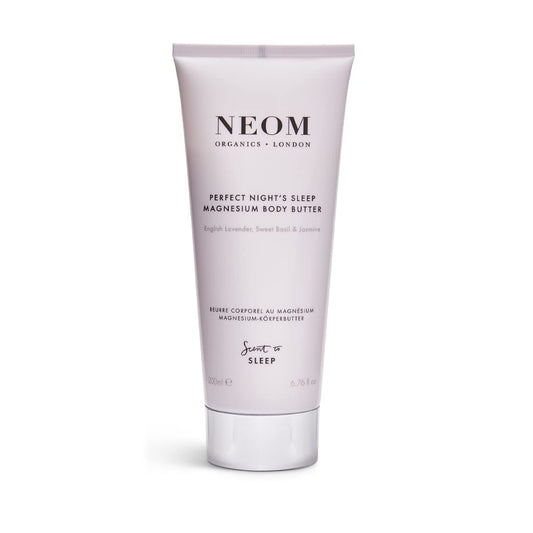 Neom Organics London NEOM- Great Day Magnesium Body Butter, 200ml | Cream Moisturiser With Essential Oils | Nourish & Soften | Wild Mint & Mandarin