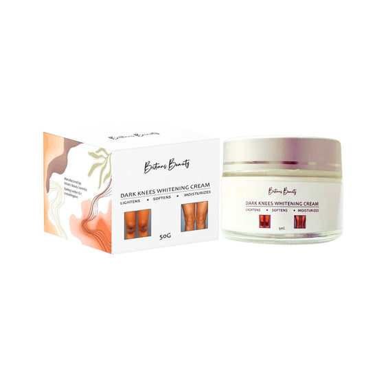 BRITAINS BEAUTY Britain's Beauty Dark Knees Whitening Cream - Lightens, Softens, Moisturizes Dark Knees & Elbows, Vitamin-Enriched Formula, 50g