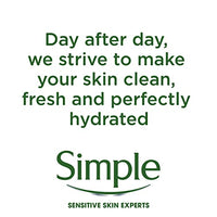 Simple Kind to Skin Cleansing Remove Waterproof Make-up Facial Wipes for Sensitive Skin 25 pc