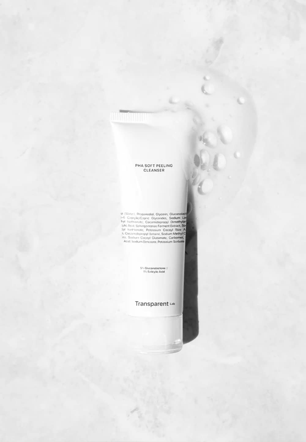 Transparent Lab PHA SOFT PEELING CLEANSER - Face Cleanser with Peeling Effect
