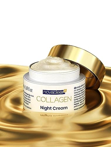 Novaclear Collagen Night Cream - With Marine Collagen and Active Gold
