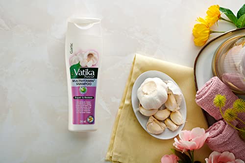 Vatika Naturals Dabur Vatika Garlic Repair & Restore Shampoo 200 ml