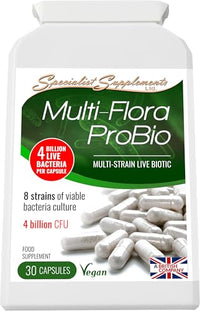 Specialist Supplements Multi-Flora ProBio Live Culture Formula 30 Capsules