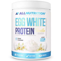 ALLNUTRITION Egg White Protein Powder – Egg White Powder - High Protein Shakes - Protein Supplements – Organic Protein Powder – Sweetened with Sucralose - 510g Vanilla