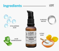 Generic Hyaluronic Acid Serum With Organic Aloe Vera & Essential Oils For Moisturised, Nourished & Hydrated Skin 30 ML