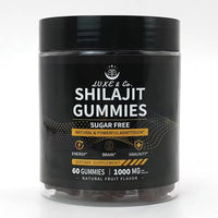 Luke & Co. Shilajit Gummies – Sugar-Free, 1000mg, Natural Fruit Flavor